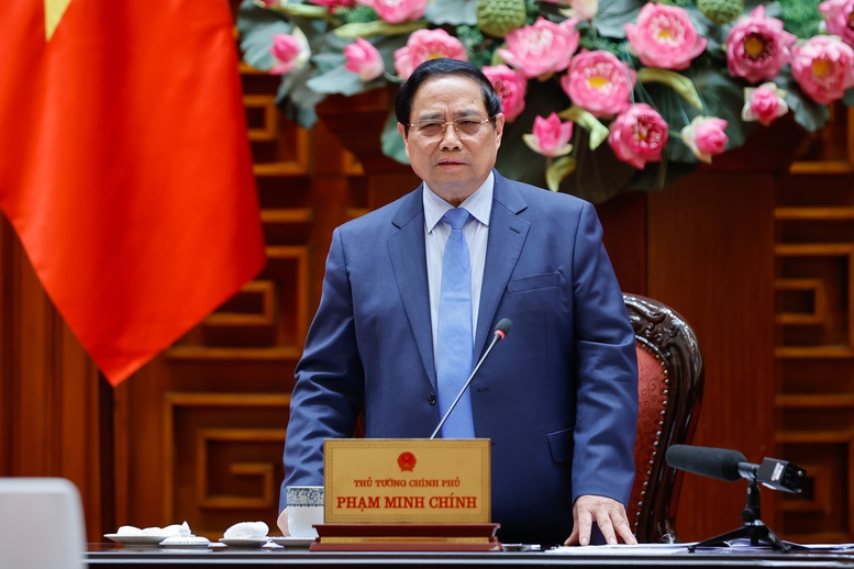 Thủ tướng Phạm Minh Chính chủ trì cuộc họp về điều hành chính sách tiền tệ, tài khóa- Ảnh 7.