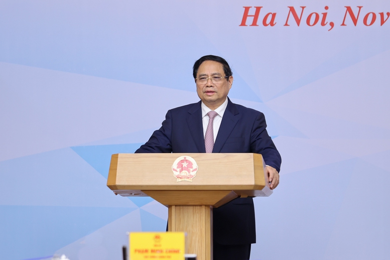 Thủ tướng chủ trì hội nghị về thành lập Trung tâm tài chính quốc tế- Ảnh 1.