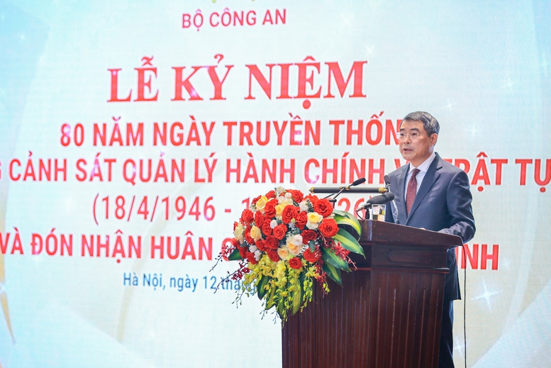 Phát biểu của Thủ tướng Lê Minh Hưng tại lễ kỷ niệm 80 năm Ngày truyền thống lực lượng cảnh sát quản lý hành chính về trật tự xã hội- Ảnh 1.