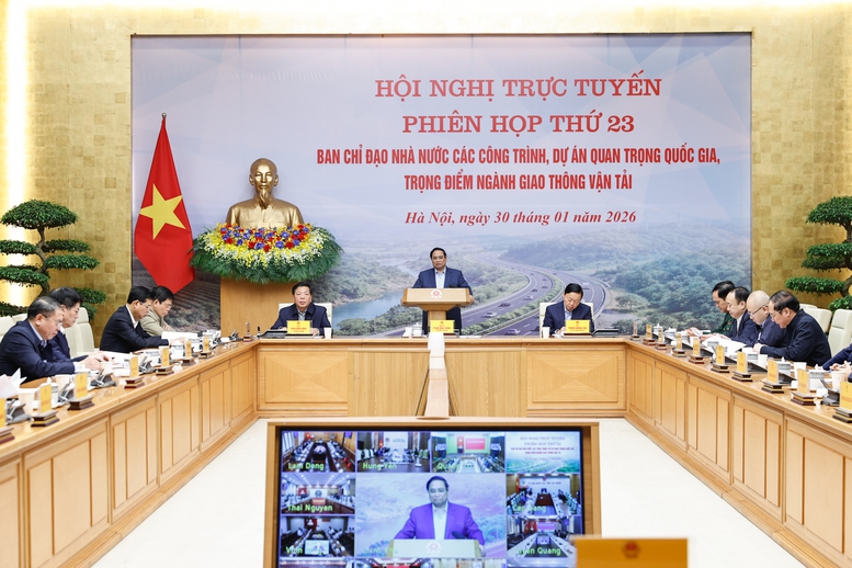 Thủ tướng chủ trì phiên họp thứ 23 Ban Chỉ đạo các dự án, công trình GTVT- Ảnh 1. Thủ tướng chủ trì phiên họp thứ 23 Ban Chỉ đạo các dự án, công trình GTVT- Ảnh 1.