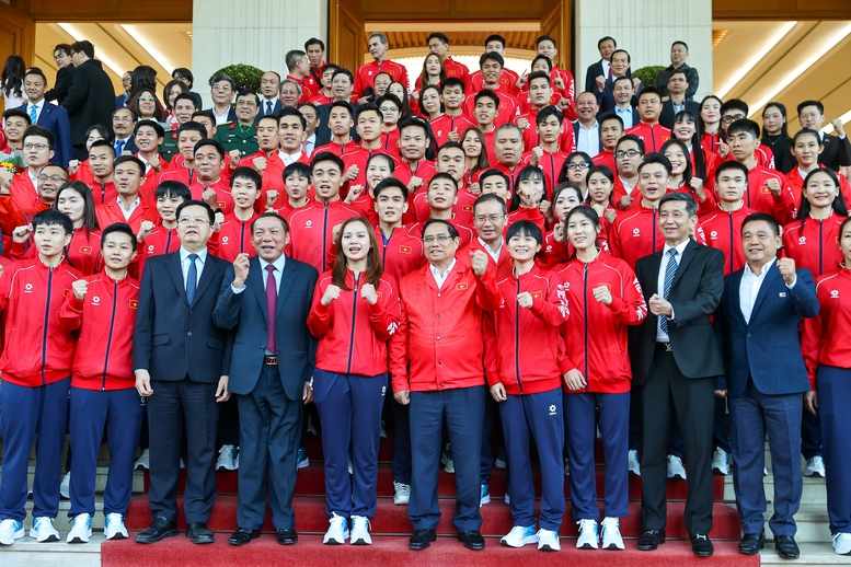 Thủ tướng: Đoàn Việt Nam dự SEA Games 33 với tinh thần thể thao cao thượng và niềm tự hào dân tộc- Ảnh 7.