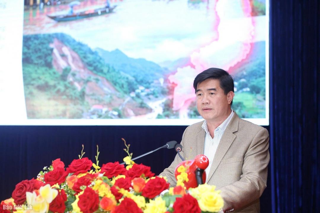 Ph&oacute; Chủ tịch UBND tỉnh Nguyễn Thi&ecirc;n Văn qu&aacute;n triệt c&aacute;c kết luận.