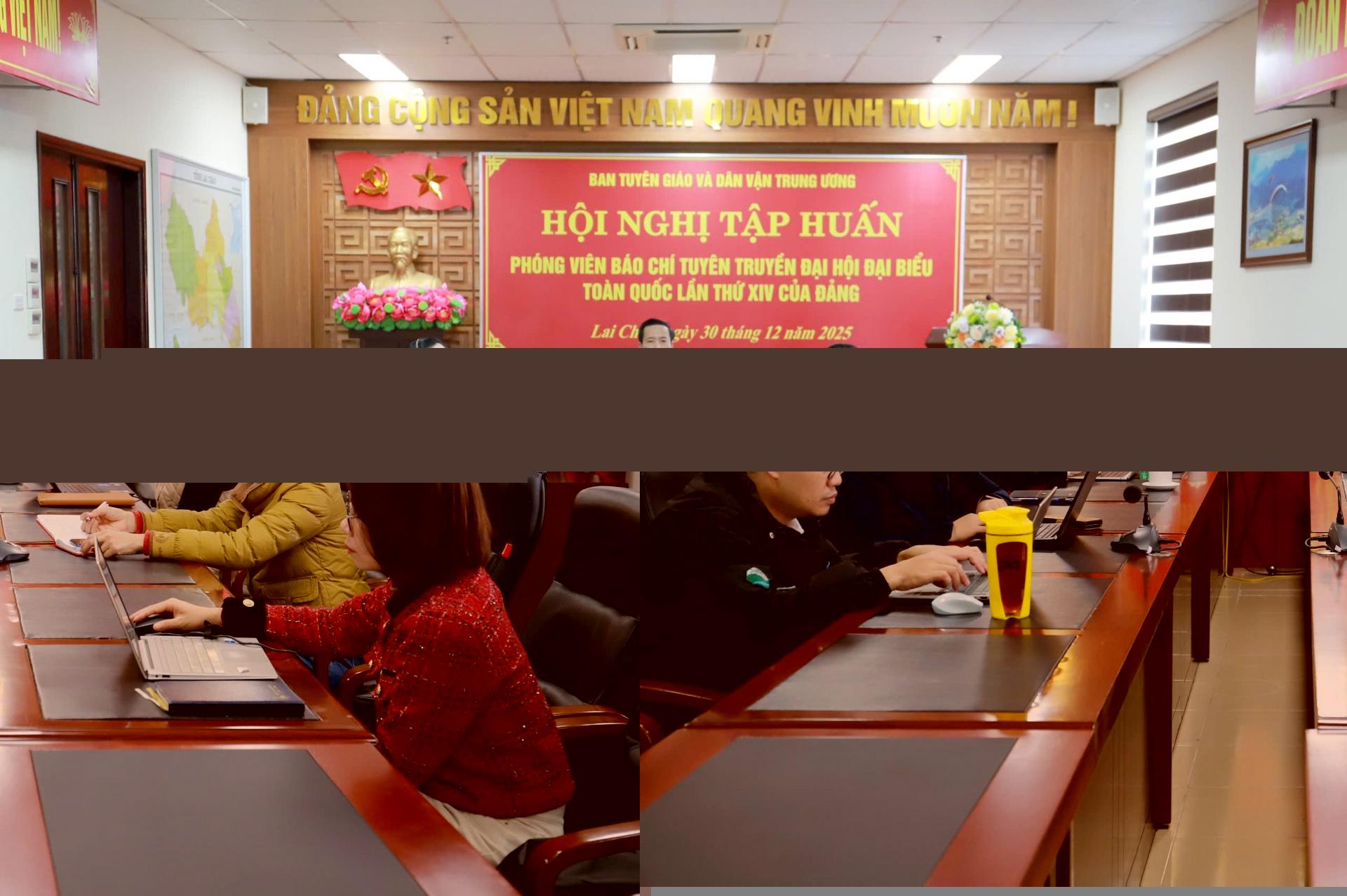 Quang cảnh hội nghị tập huấn tại điểm cầu tỉnh. Quang cảnh hội nghị tập huấn tại điểm cầu tỉnh.