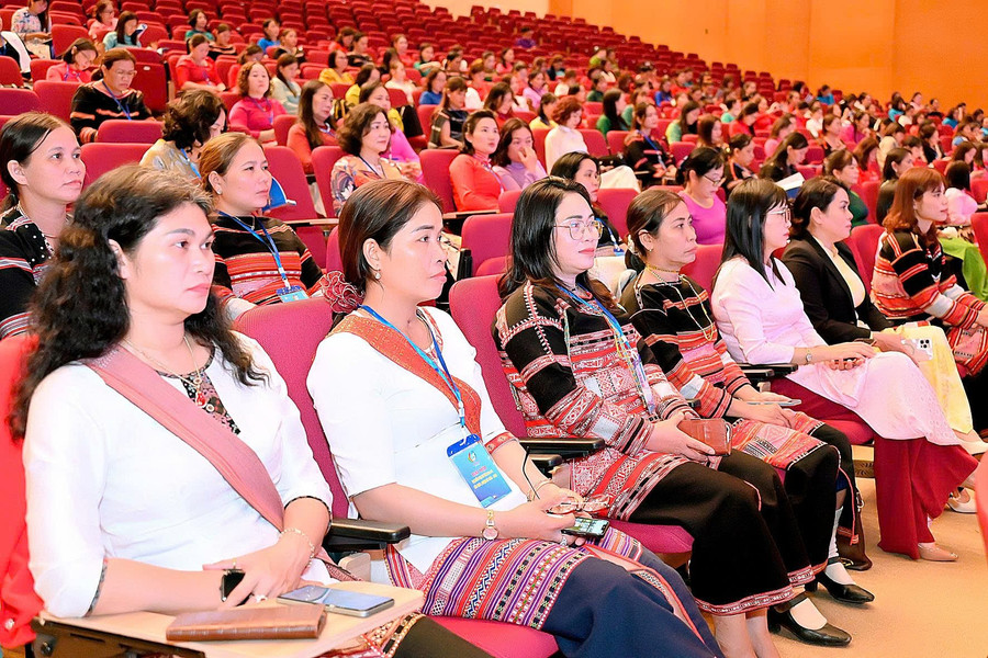 Các đại biểu dự Đại hội. Ảnh: Đức Thụy dai-hoi-phu-nu.jpg