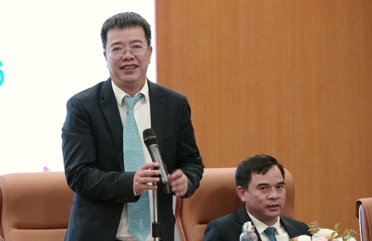 Cục trưởng Cục Quản l&yacute; t&agrave;i nguy&ecirc;n nước Ch&acirc;u Trần Vĩnh cho biết, c&ocirc;ng t&aacute;c tham mưu x&acirc;y dựng v&agrave; ho&agrave;n thiện thể chế tiếp tục được x&aacute;c định l&agrave; nền tảng cho quản l&yacute; thống nhất t&agrave;i nguy&ecirc;n nước năm 2025. Ảnh: Nguyễn Thủy.