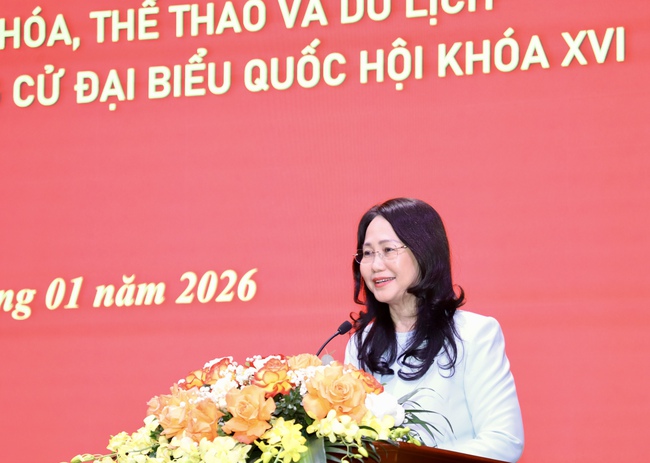 Hội nghị lấy &yacute; kiến cử tri tại Bộ VHTTDL đối với người được giới thiệu ứng cử đại biểu Quốc hội kh&oacute;a XVI - Ảnh 4.