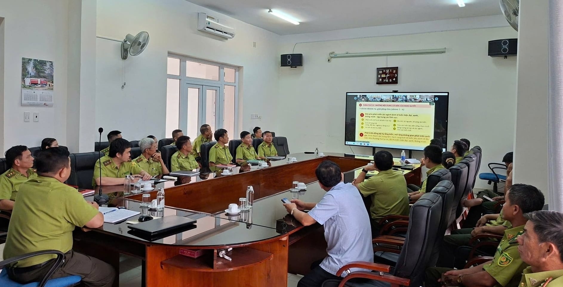Đảng bộ Cục Lâm nghiệp và Kiểm lâm. Ảnh: Thế Anh.