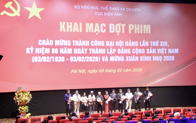 Khai mạc đợt phim Ch&agrave;o mừng th&agrave;nh c&ocirc;ng Đại hội Đảng lần thứ XIV, Kỷ niệm 96 năm Ng&agrave;y th&agrave;nh lập Đảng Cộng sản Việt Nam - Ảnh 3.