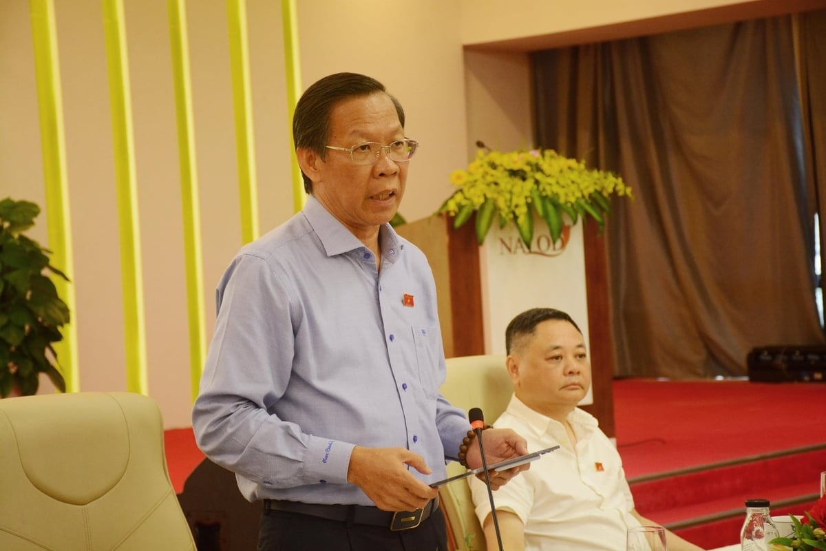 Chủ nhiệm Ủy ban Kinh tế và Tài chính Quốc hội Phan Văn Mãi phát biểu tại hội thảo. Ảnh: Lan Anh. Chủ nhiệm Ủy ban Kinh tế và Tài chính Quốc hội Phan Văn Mãi phát biểu tại hội thảo. Ảnh: Lan Anh.