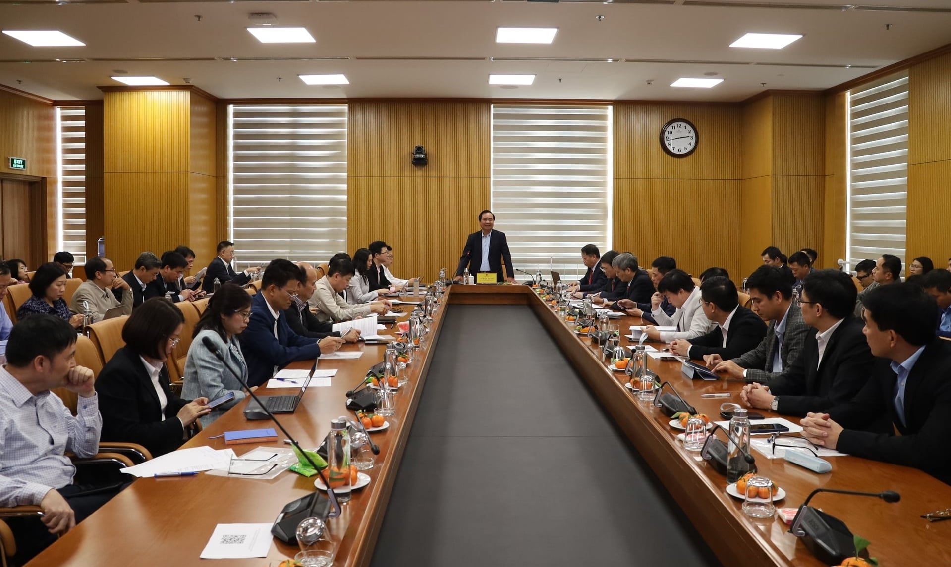 Hội nghị Tổng kết năm 2025, triển khai nhiệm vụ Kế hoạch năm 2026 của Cục Chuyển đổi số. Ảnh: Phương Linh.