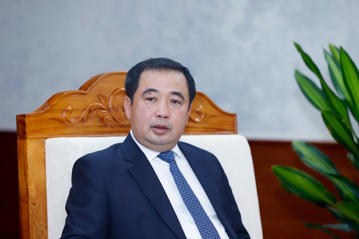 Bộ trưởng Bộ Nông nghiệp và Môi trường Trần Đức Thắng. Ảnh: Khương Trung. Bộ trưởng Bộ Nông nghiệp và Môi trường Trần Đức Thắng. Ảnh: Khương Trung.