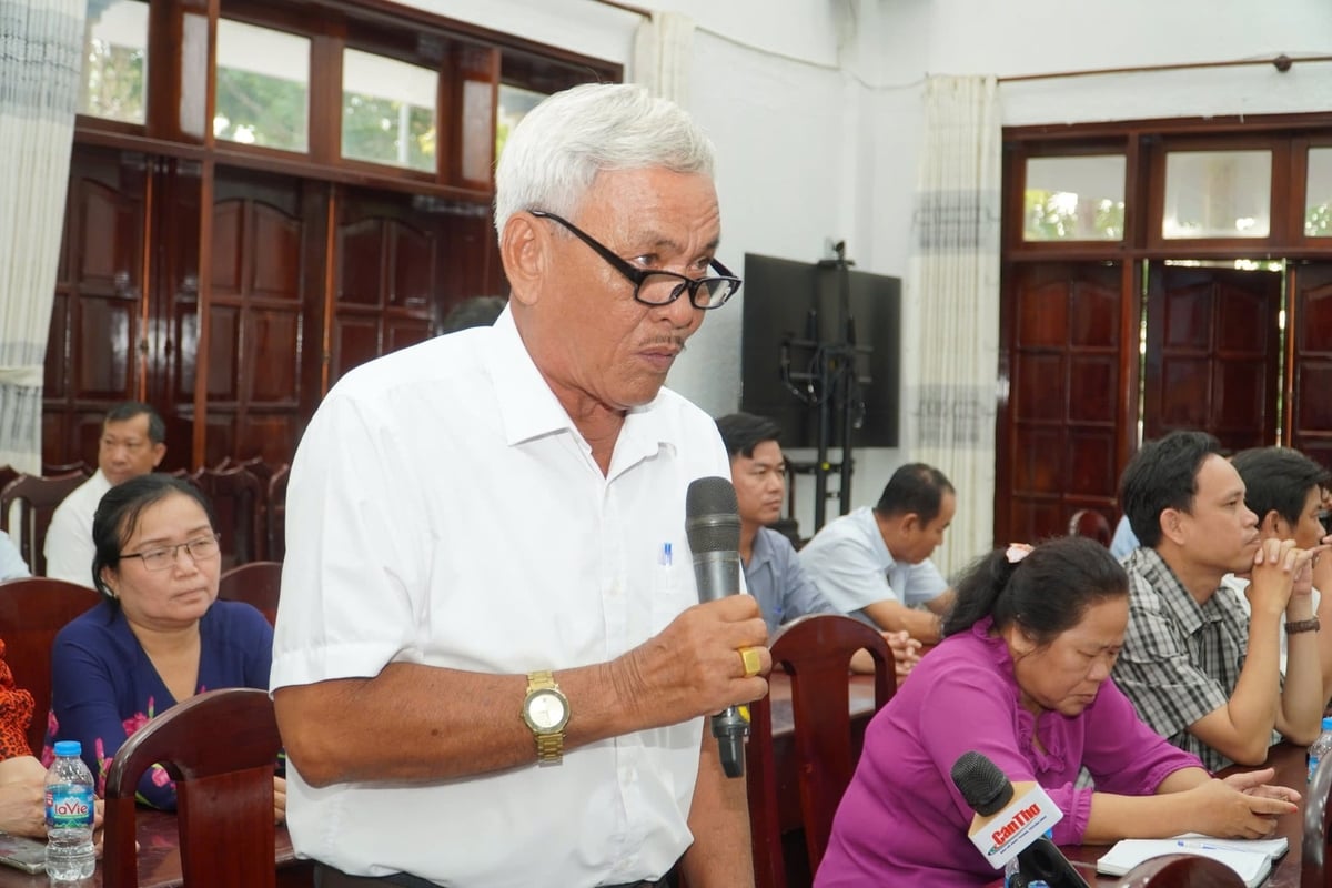 Cử tri Trần Văn Muôn (ấp Trường Hiệp, xã Trường Long Tây). Ảnh: Kim Anh. Cử tri Trần Văn Muôn (ấp Trường Hiệp, xã Trường Long Tây). Ảnh: Kim Anh.