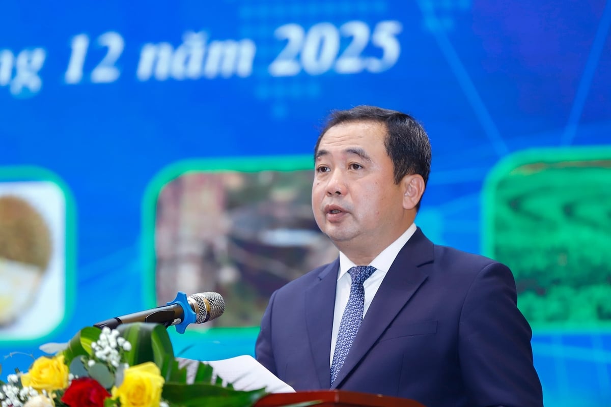 Bộ trưởng Trần Đức Thắng: Mục ti&ecirc;u của Bộ N&ocirc;ng nghiệp v&agrave; M&ocirc;i trường để người d&acirc;n Việt Nam sớm được sử dụng c&aacute;c sản phẩm n&ocirc;ng, l&acirc;m, thủy sản do ch&iacute;nh người Việt Nam sản xuất, bảo đảm an to&agrave;n, sạch v&agrave; đ&aacute;ng tin cậy. Ảnh: Khương Trung.