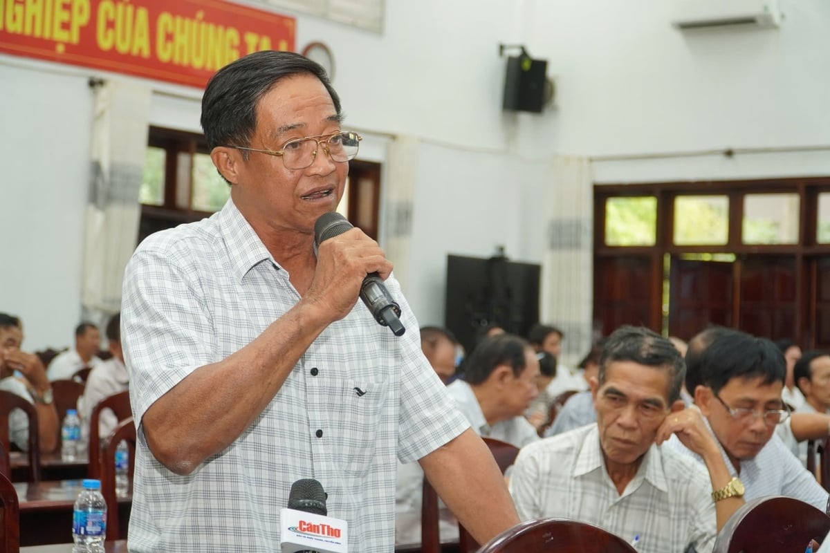 Cử tri Trần Văn Sái, ấp 5, xã Vị Thanh 1. Ảnh: Kim Anh. Cử tri Trần Văn Sái, ấp 5, xã Vị Thanh 1. Ảnh: Kim Anh.