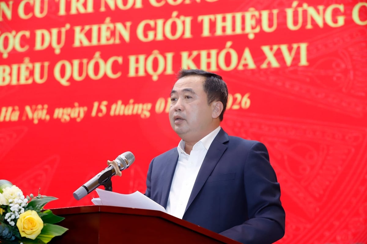 Bộ trưởng Trần Đức Thắng cho biết, việc lựa chọn, giới thiệu những người đủ ti&ecirc;u chuẩn, điều kiện ứng cử đại biểu Quốc hội kh&ocirc;ng chỉ l&agrave; quy tr&igrave;nh mang t&iacute;nh thủ tục, m&agrave; c&ograve;n l&agrave; tr&aacute;ch nhiệm ch&iacute;nh trị của mỗi cơ quan, đơn vị v&agrave; của từng cử tri. Ảnh: Khương Trung.