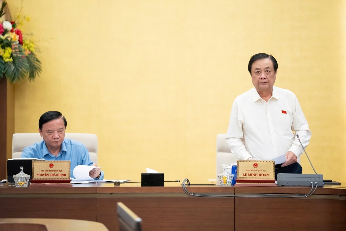 Phó Chủ tịch Quốc hội Lê Minh Hoan phát biểu kết luận phiên thảo luận. Ảnh: Cổng Thông tin điện tử Quốc hội. Phó Chủ tịch Quốc hội Lê Minh Hoan phát biểu kết luận phiên thảo luận. Ảnh: Cổng Thông tin điện tử Quốc hội.