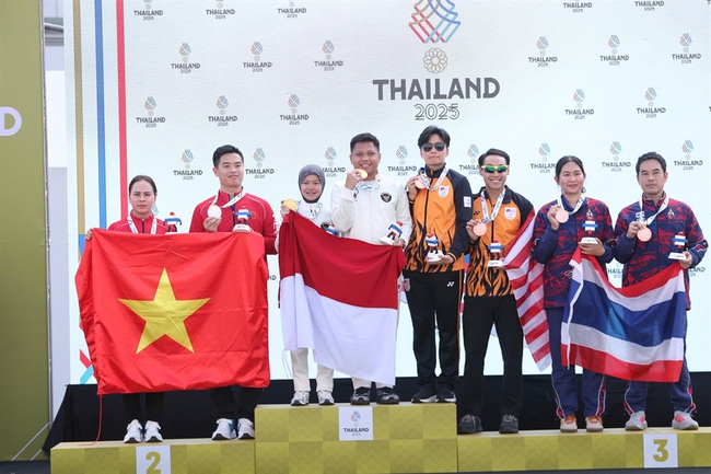 Ngày thi đấu 15/12 tại SEA Games 33: Đoàn Thể thao Việt Nam giành thêm 5 HCV, tiếp tục bám đuổi trong top 3 đoàn dẫn đầu - Ảnh 1.