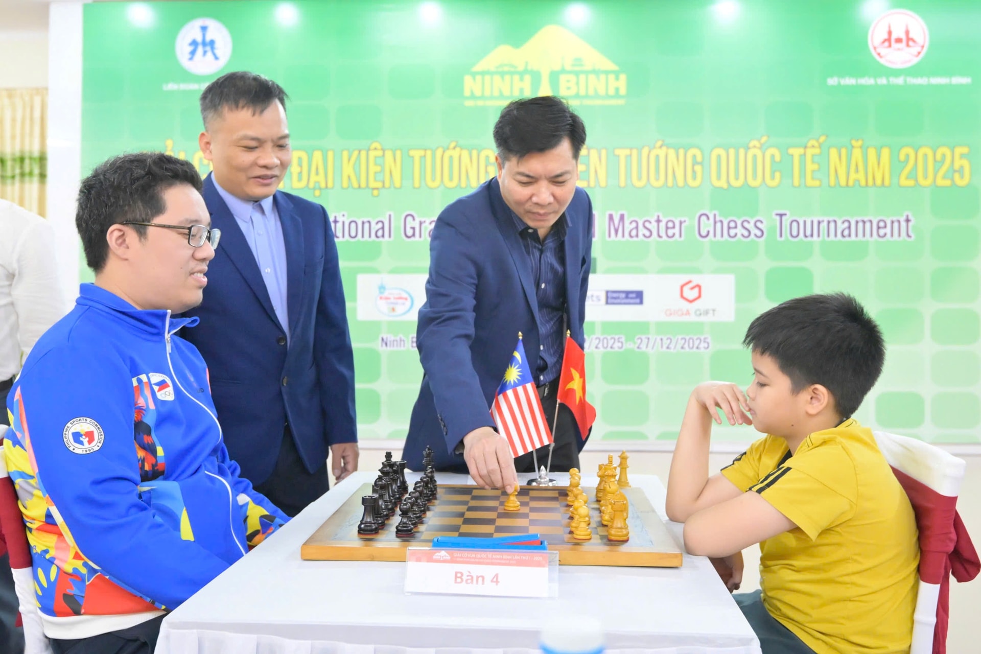 Kỳ thủ 8 nước dự Giải cờ vua Đại Kiện tướng &ndash; Kiện tướng quốc tế, Ninh B&igrave;nh năm 2025 - Ảnh 3.