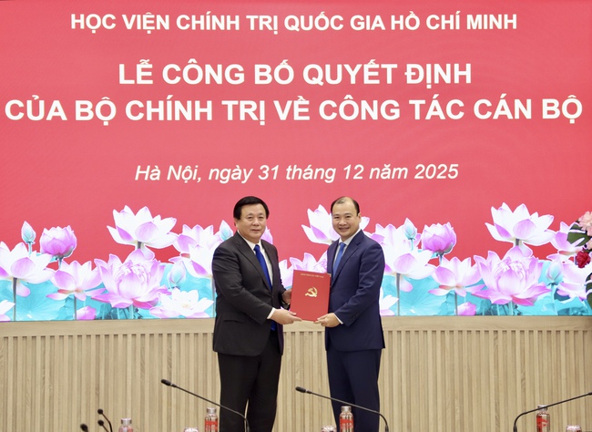 PGS.TS L&ecirc; Hải B&igrave;nh giữ chức Ph&oacute; Gi&aacute;m đốc Học viện Ch&iacute;nh trị Quốc gia Hồ Ch&iacute; Minh - Ảnh 2.