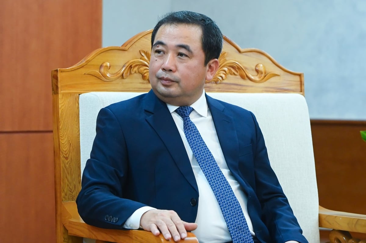 Bộ trưởng Bộ Nông nghiệp và Môi trường Trần Đức Thắng. Ảnh: Tùng Đinh.