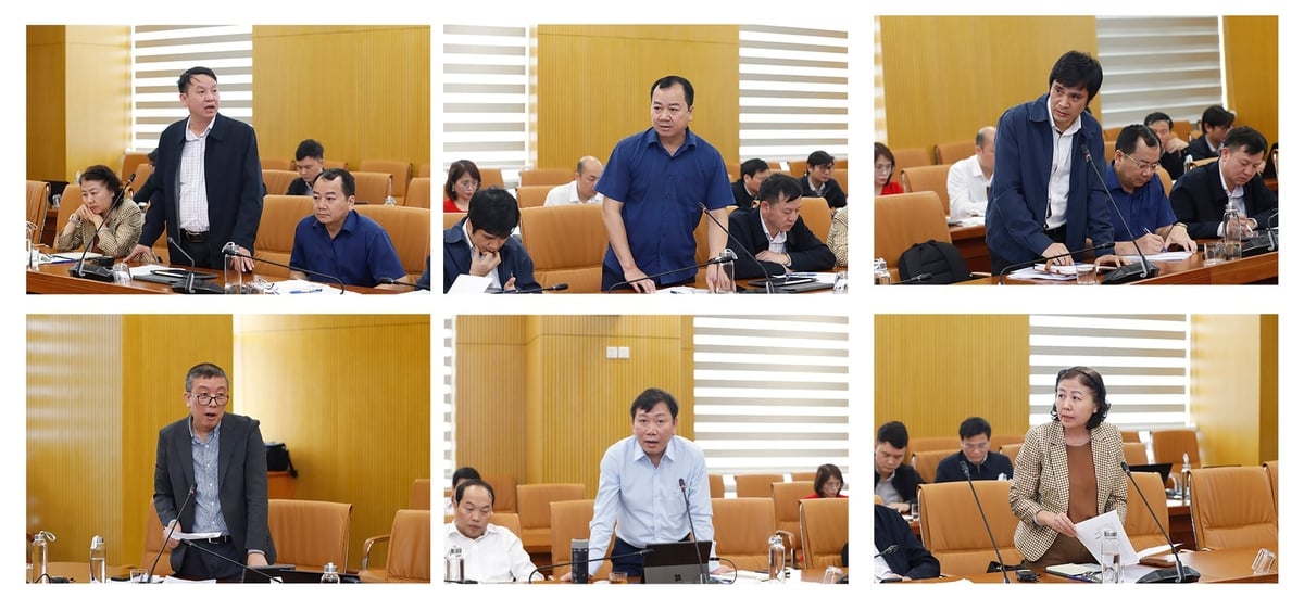 Lãnh đạo các đơn vị trực thuộc Bộ Nông nghiệp và Môi trường phát biểu xây dựng kịch bản tăng trưởng của ngành nhằm ứng phó với những tác động từ xung đột Trung Đông và các biến động kinh tế quốc tế. Ảnh: Khương Trung. Lãnh đạo các đơn vị trực thuộc Bộ Nông nghiệp và Môi trường phát biểu xây dựng kịch bản tăng trưởng của ngành nhằm ứng phó với những tác động từ xung đột Trung Đông và các biến động kinh tế quốc tế. Ảnh: Khương Trung.