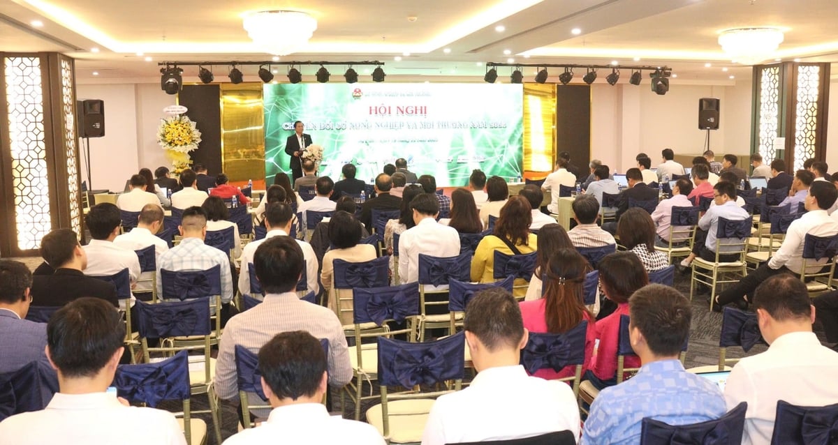 Hội nghị toàn quốc về chuyển đổi số trong lĩnh vực nông nghiệp và môi trường năm 2025. Ảnh: Lan Anh.