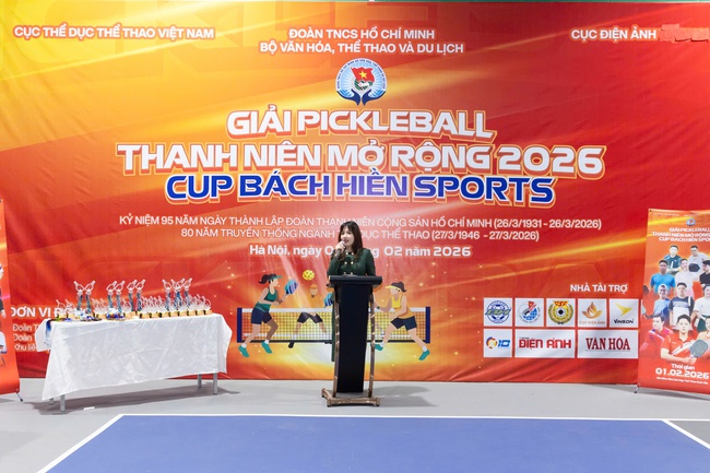 Giải Pickleball Thanh ni&ecirc;n mở rộng 2026: Đa dạng h&oacute;a c&aacute;c hoạt động thể dục thể thao trong đo&agrave;n vi&ecirc;n, thanh ni&ecirc;n - Ảnh 1.