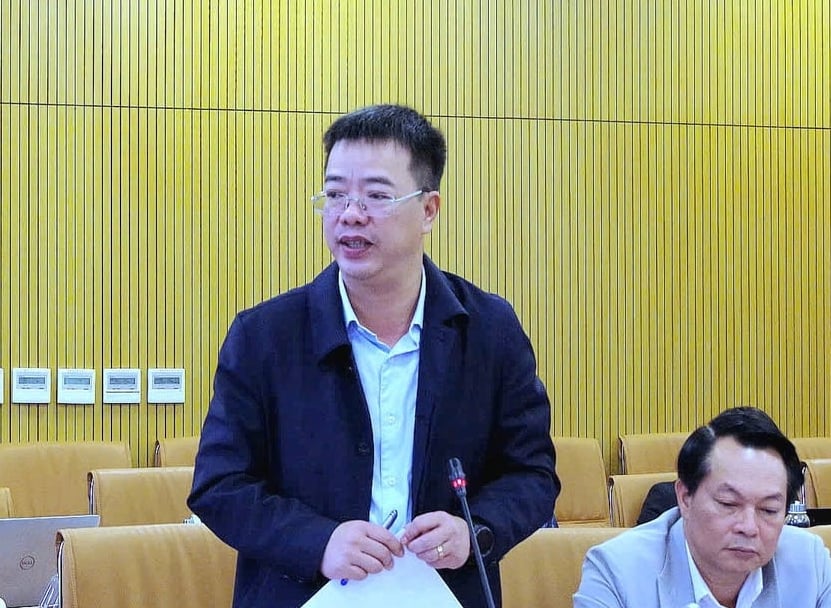 Cục trưởng Cục Quản lý tài nguyên nước Châu Trần Vĩnh đề xuất lựa chọn một số bài toán liên ngành để dồn nguồn lực. Ảnh: Nguyễn Thủy.