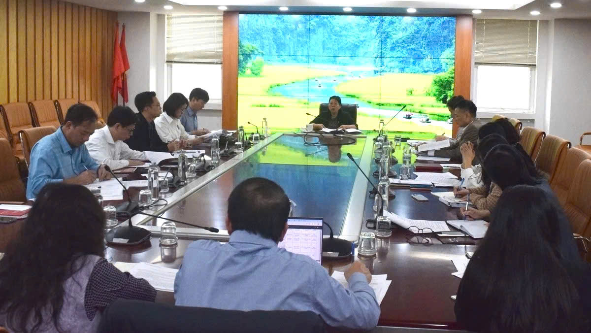 Hội đồng thống nhất cao với các đề xuất trình khen thưởng và cho ý kiến hoàn thiện phiếu biểu quyết làm căn cứ để báo cáo lãnh đạo Bộ xem xét, quyết định và trình cấp có thẩm quyền trong thời gian tới. Ảnh: T. Giang.