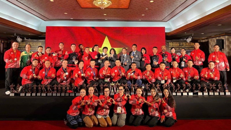 Thể hình Việt Nam hướng tới mục tiêu tốp đầu thế giới - Ảnh 1. Thể hình Việt Nam hướng tới mục tiêu tốp đầu thế giới - Ảnh 1.