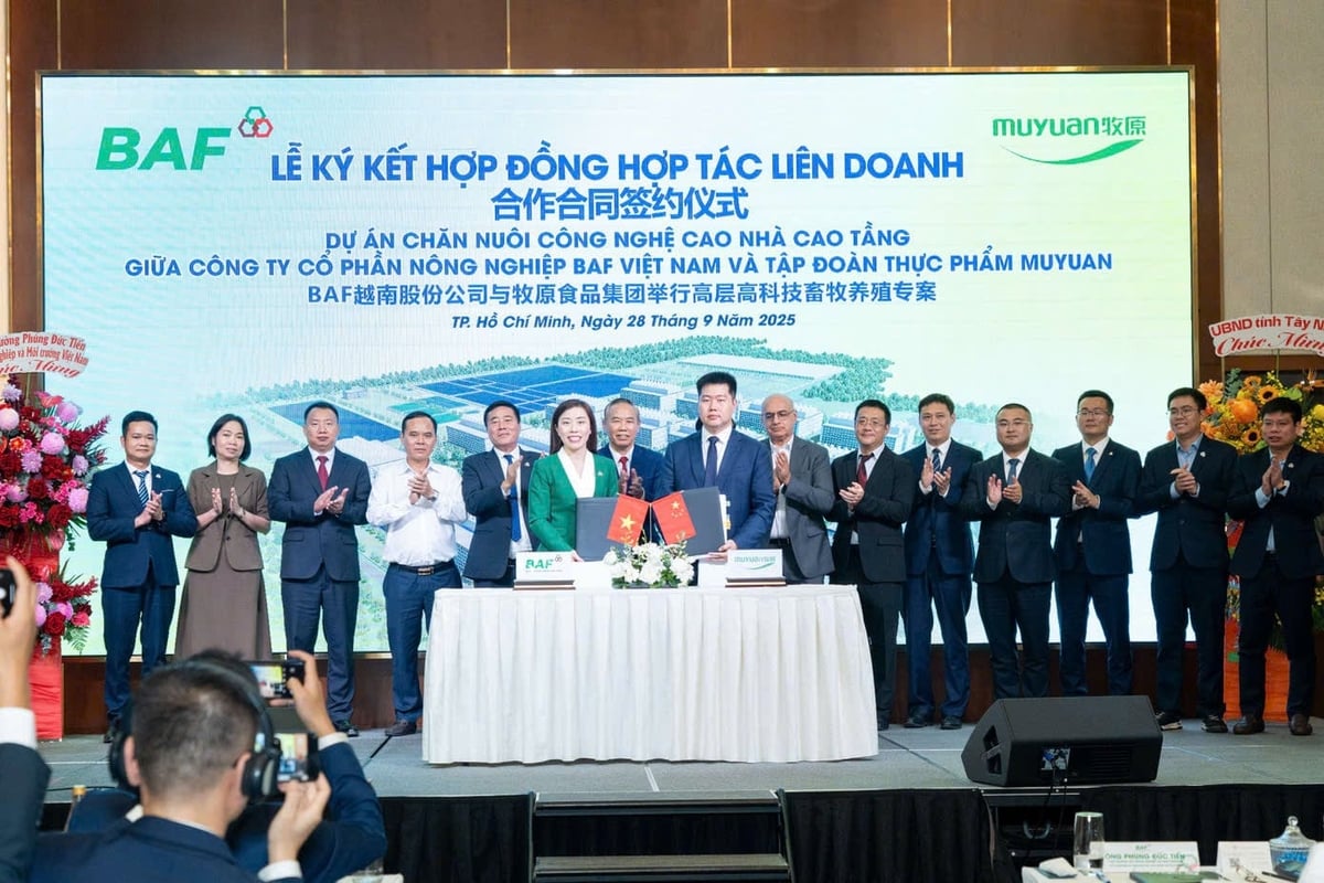 Muyuan và BAF ký kết hợp tác tại TP.HCM tháng 9 vừa qua. Ảnh: BAF. Muyuan và BAF ký kết hợp tác tại TP.HCM tháng 9 vừa qua. Ảnh: BAF.