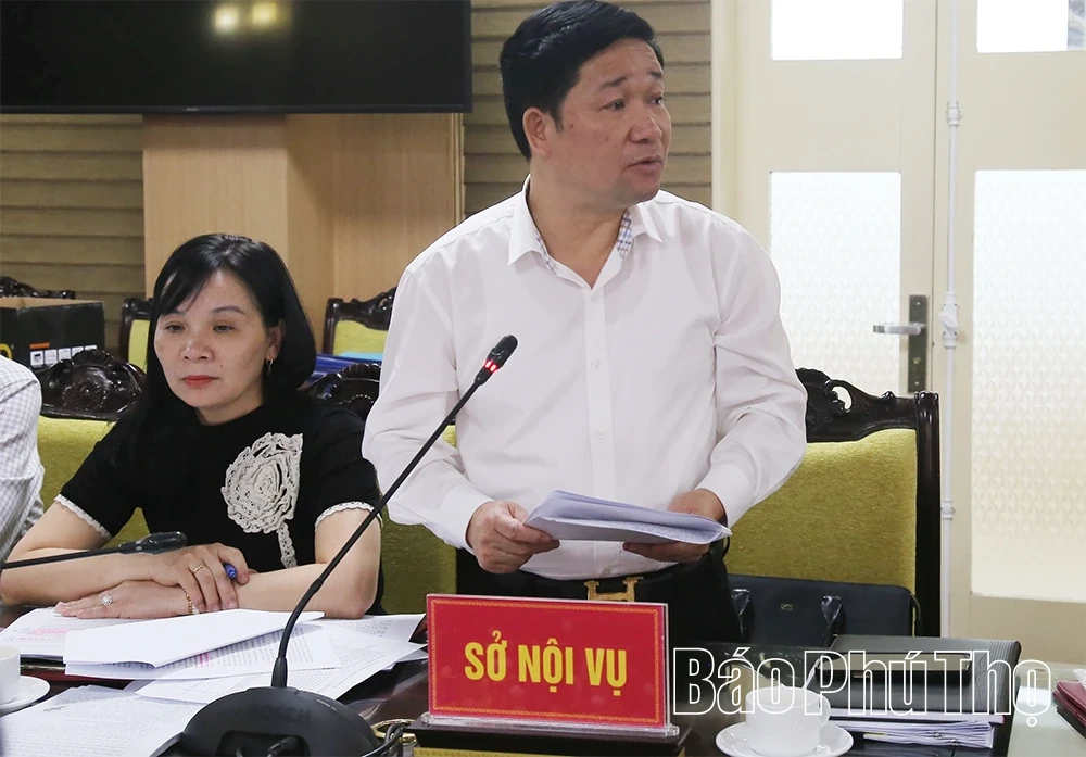 Ban Pháp chế, HĐND tỉnh thẩm tra các dự thảo nghị quyết