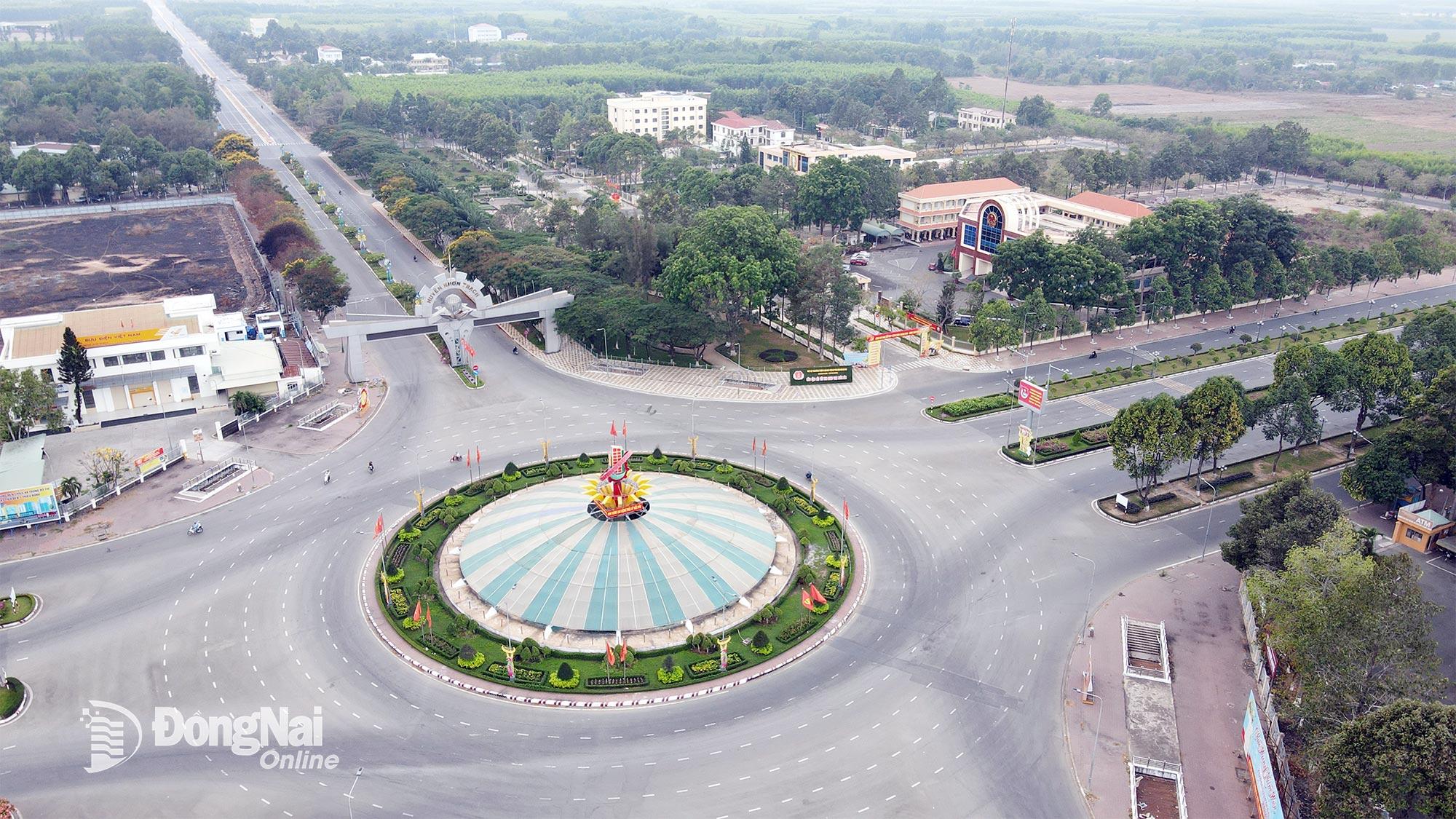 Một góc đô thị Nhơn Trạch. Ảnh: Phạm Tùng