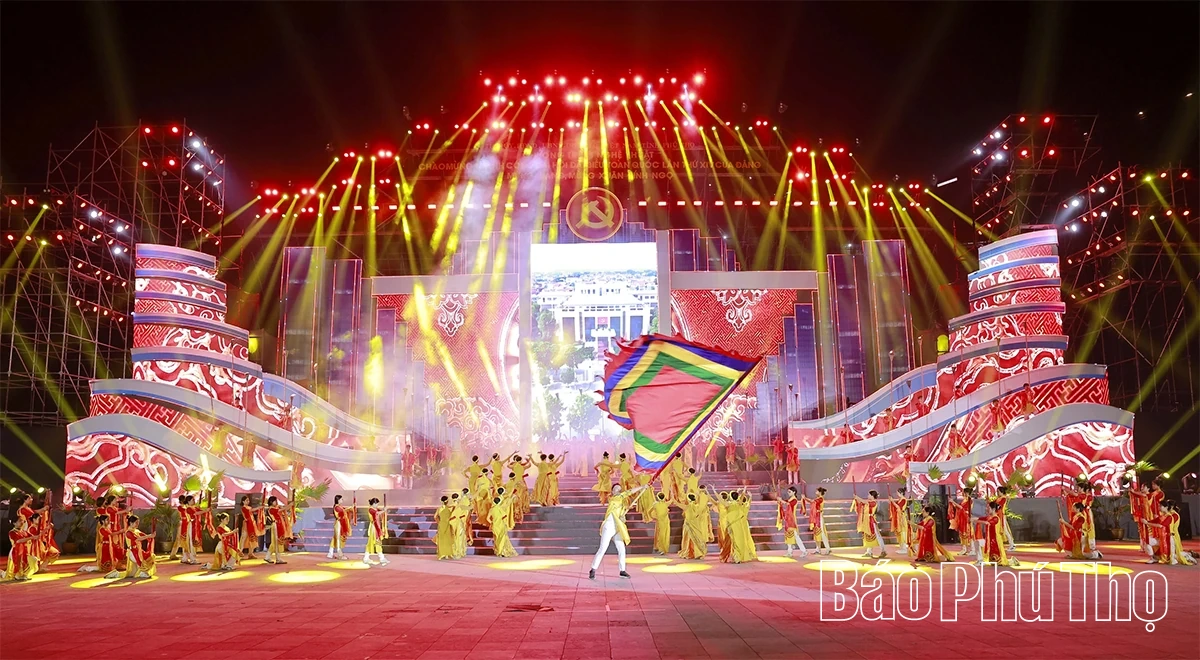Tổng duyệt Chương tr&igrave;nh nghệ thuật ch&agrave;o mừng th&agrave;nh c&ocirc;ng Đại hội XIV của Đảng, mừng Đảng, mừng Xu&acirc;n