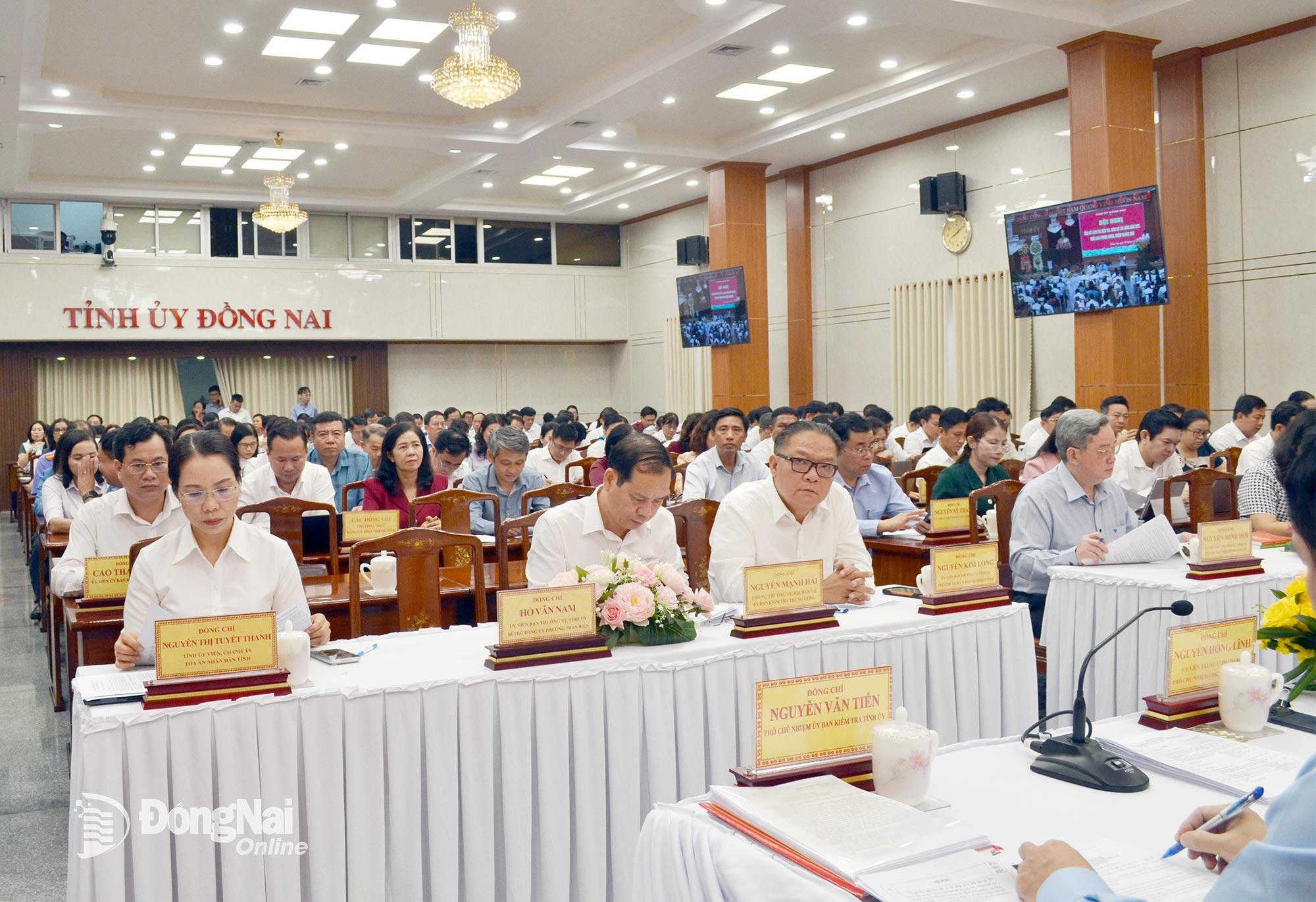 C&aacute;c đại biểu dự hội nghị. Ảnh: Phương Hằng