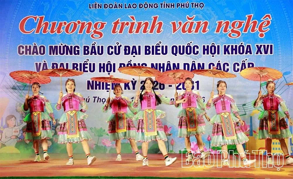 Chương trình văn nghệ chào mừng bầu cử đại biểu Quốc hội khóa XVI và đại biểu HĐND các cấp nhiệm kỳ 2026-2031