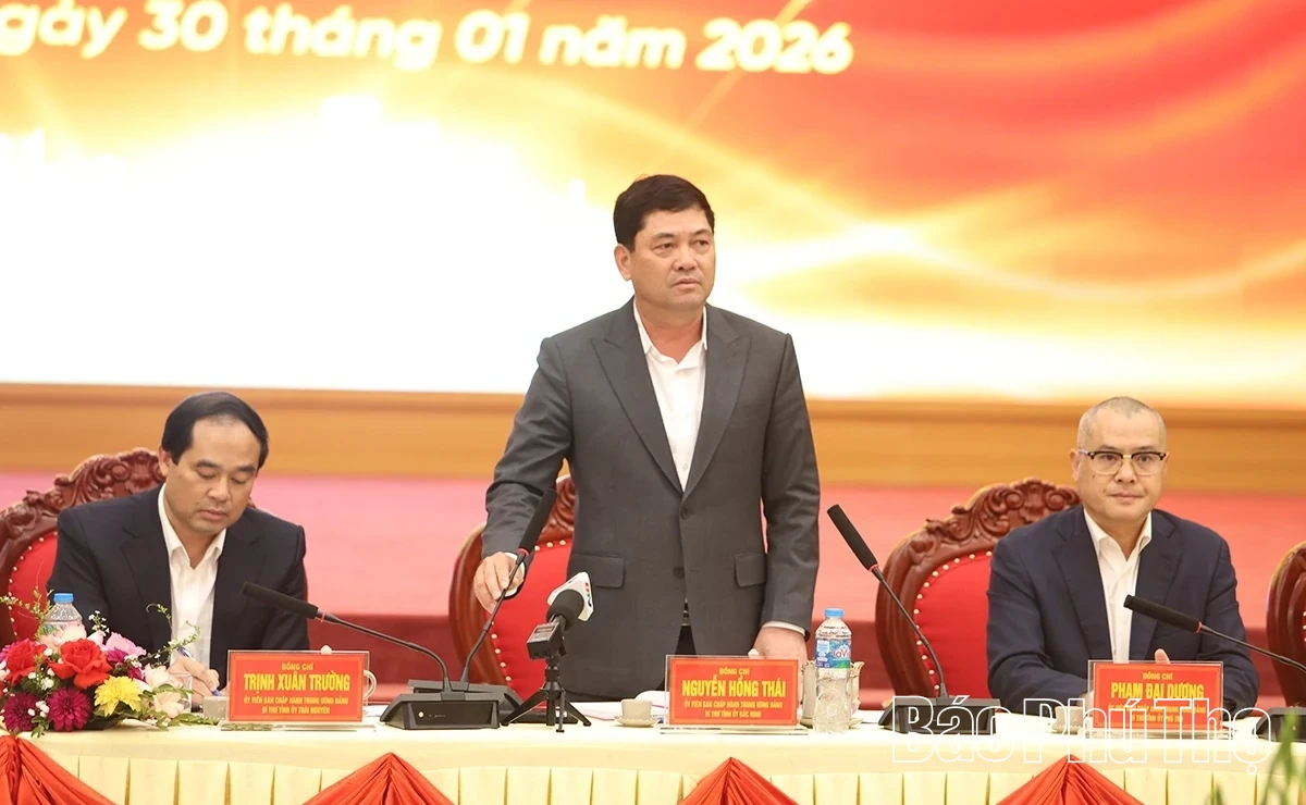 Hội nghị trao đổi c&ocirc;ng t&aacute;c giữa 3 tỉnh Bắc Ninh - Th&aacute;i Nguy&ecirc;n - Ph&uacute; Thọ