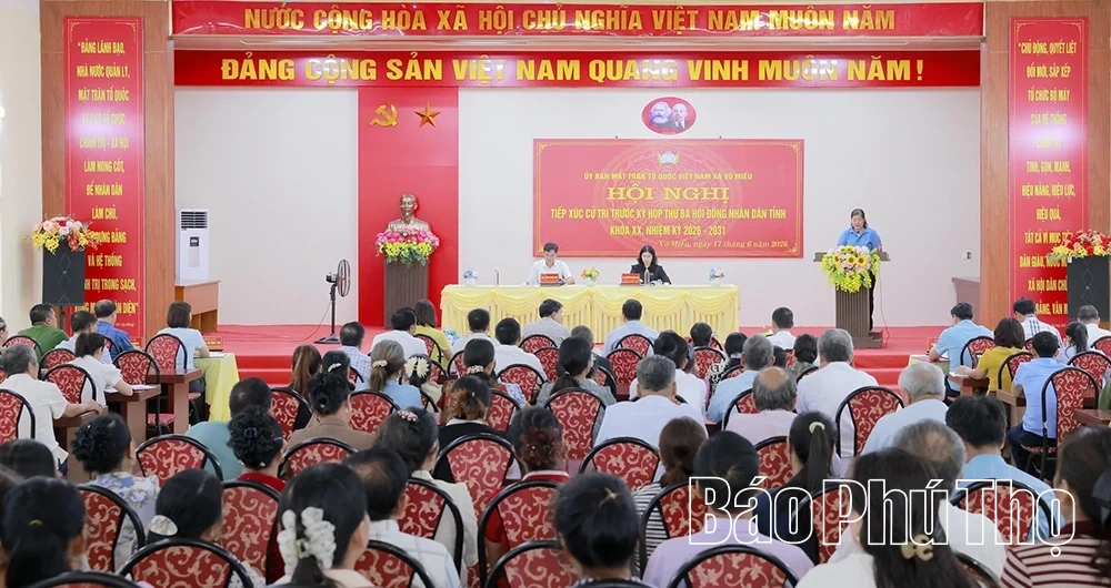 Đại biểu HĐND tỉnh tiếp xúc cử tri trước Kỳ họp thứ Ba, HĐND tỉnh khóa XX