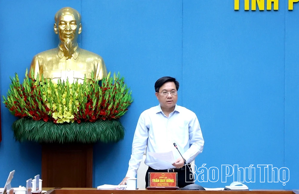 UBND tỉnh họp chuyên đề lĩnh vực tài chính - ngân sách