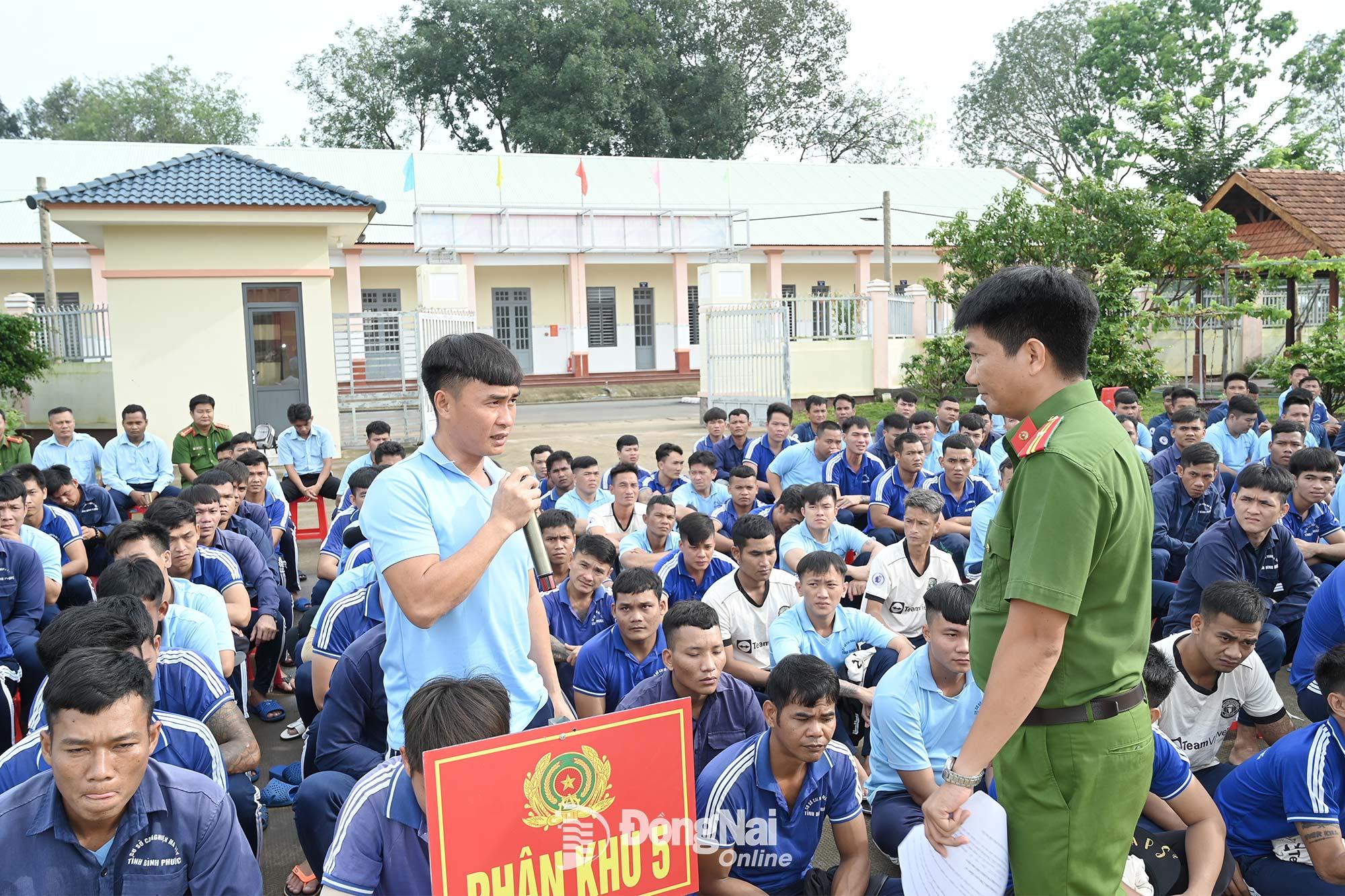 Học vi&ecirc;n tại Cơ sở cai nghiện ma t&uacute;y số 7 được học tập, r&egrave;n luyện kiến thức tr&ecirc;n c&aacute;c lĩnh vực. Ảnh: CSCC