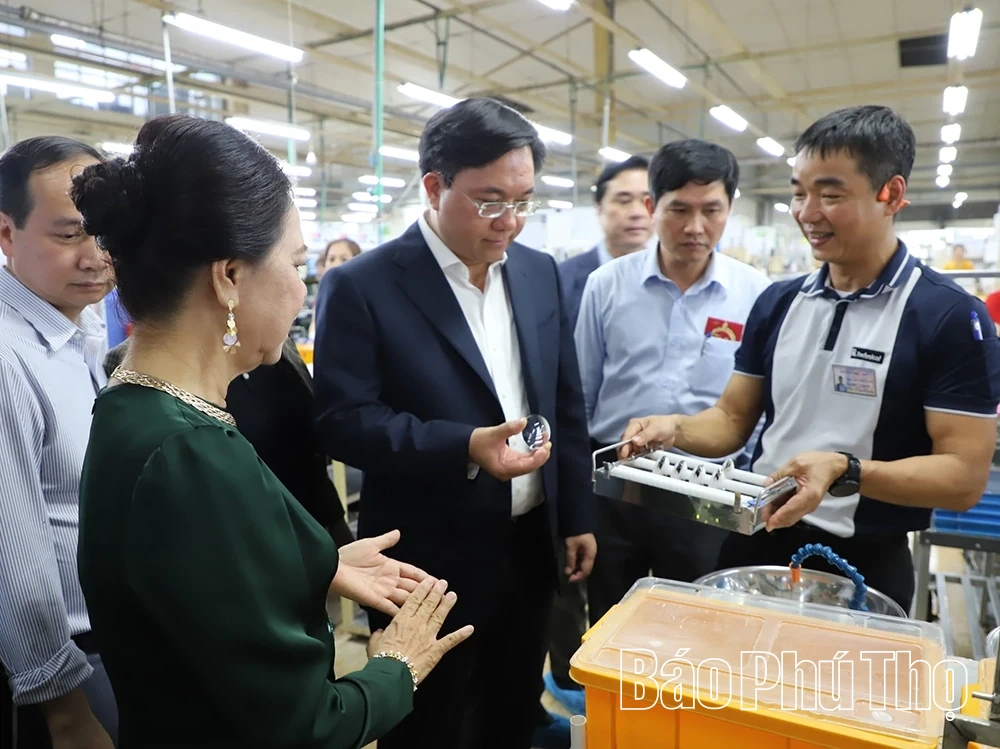 Chủ tịch UBND tỉnh Trần Duy Đ&ocirc;ng thăm, ch&uacute;c Tết c&aacute;c doanh nghiệp