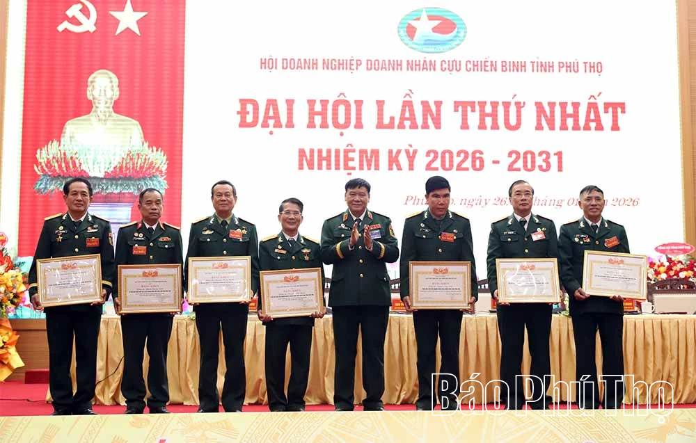 Đại hội Hội Doanh nghiệp doanh nh&acirc;n Cựu chiến binh tỉnh lần thứ Nhất, nhiệm kỳ 2026-2031