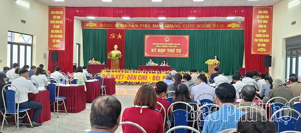 Kỳ họp thứ Tư, HĐND phường T&acirc;n H&ograve;a