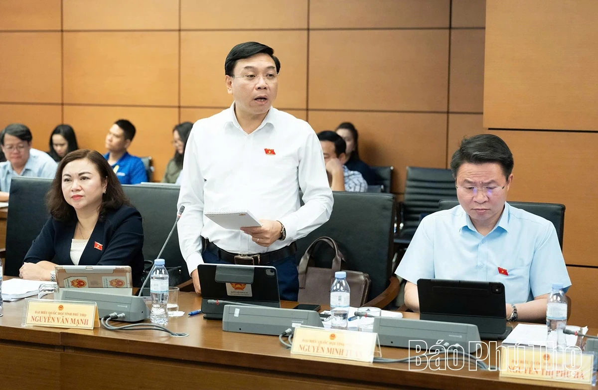 Đại biểu tỉnh Phú Thọ góp ý dự thảo một số nghị quyết của Quốc hội