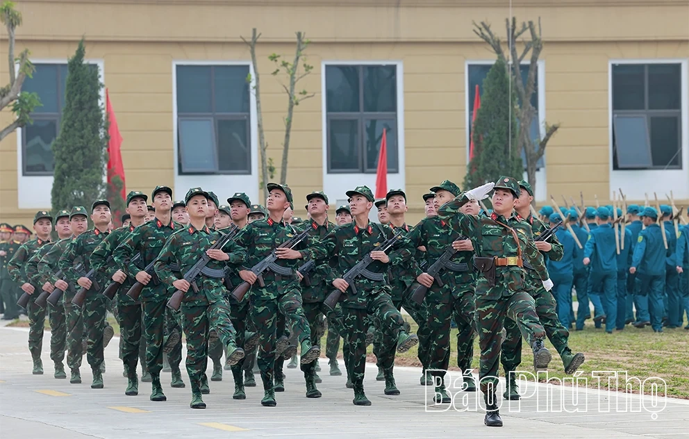 Bộ Chỉ huy quân sự tỉnh Phú Thọ ra quân huấn luyện năm 2026
