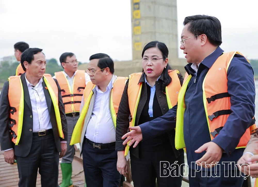 Ủy ban Khoa học, Công nghệ và Môi trường của Quốc hội khảo sát tình trạng xuống cấp cầu Sông Lô