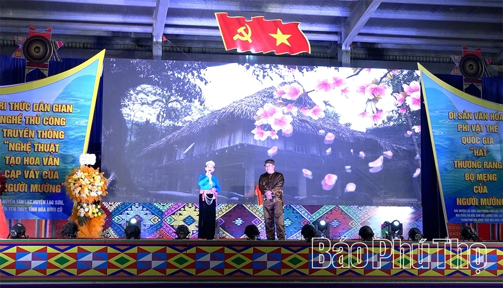 Đón nhận Bằng công nhận Di sản văn hóa phi vật thể quốc gia “Hát Thường rang, Bộ mẹng của người Mường”