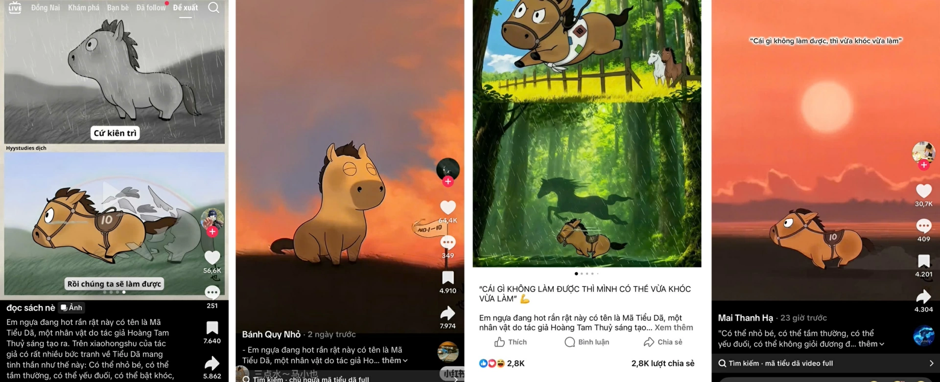 Các bài viết về Mã Tiểu Dã đều nhận về rất nhiều lượt thích và chia sẻ trên mạng xã hội. Ảnh: Trúc Sơn