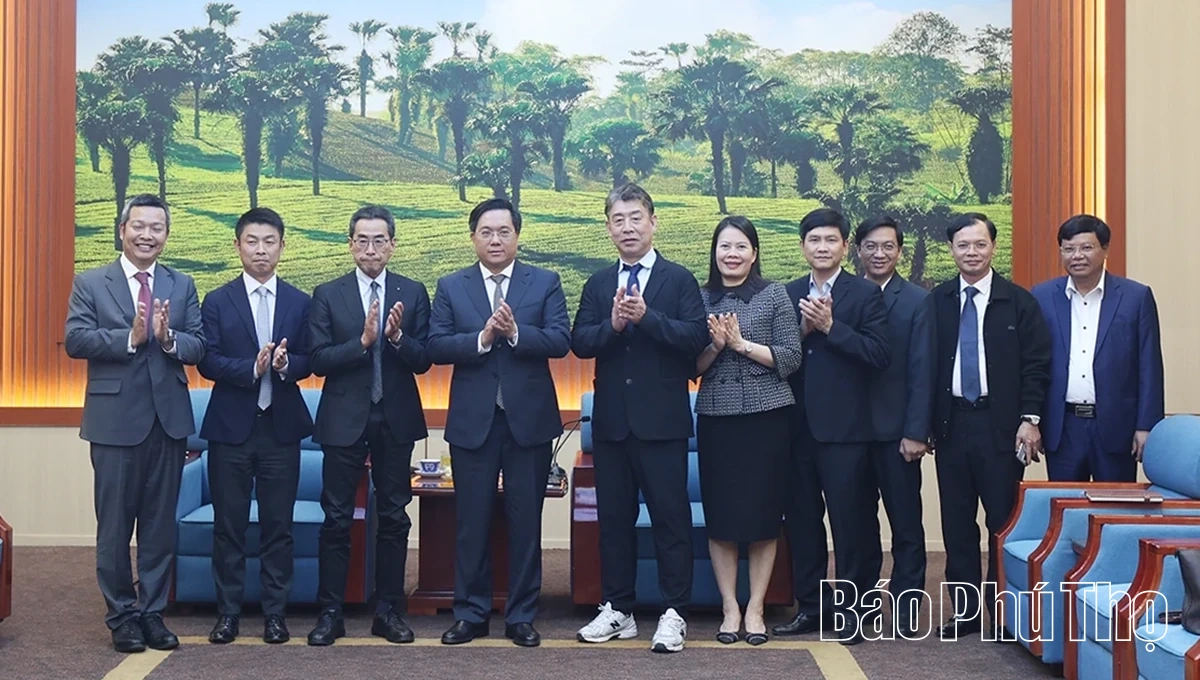 Ph&uacute; Thọ tăng cường hợp t&aacute;c với c&aacute;c doanh nghiệp Nhật Bản