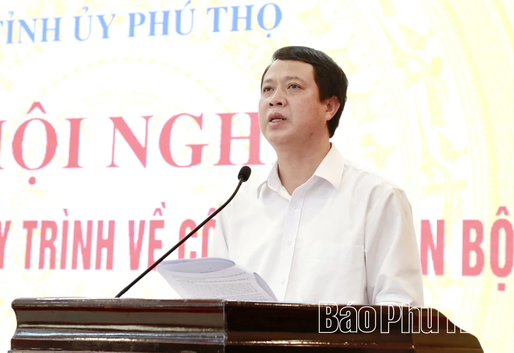 Hội nghị Ban Thường vụ Tỉnh ủy thực hiện quy trình về công tác cán bộ